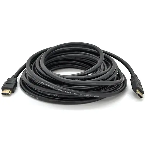 Кабель Ritar Premium PL-HD94 HDMI-HDMI Ultra HD 1080P, 20.0m, v1,4, OD-8.0mm, з фільтром, круглий Black, конектор Gold, Box, Q20