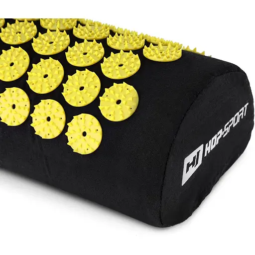 Подушка для акупунктуры Hop-Sport HS-C037AP (Аппликатор Кузнецова) черно-желтая - фото 3