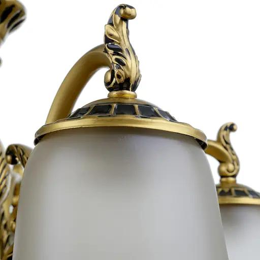 Люстра підвісна Brille прованс E27 60W G (BKL-686S/5) - фото 4