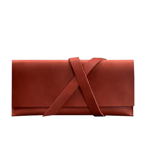 Кожаный женский тревел-кейс Voyager 1.0 Коралл - фото 6