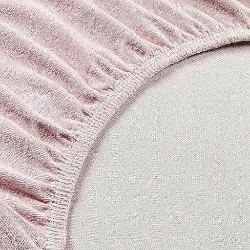Простирадло махрове на резинці Home Line 200x200х20 см рожевий (195118) - фото 2