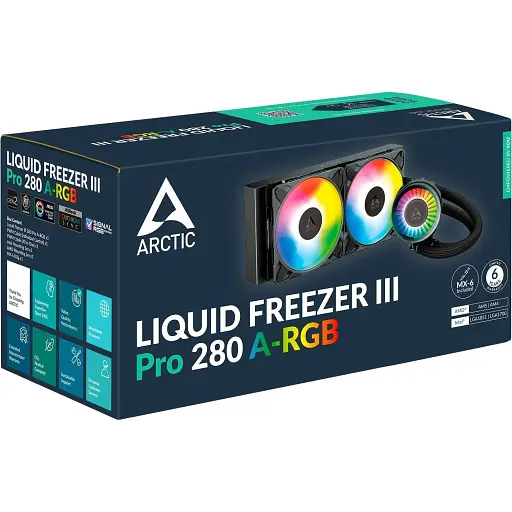 Система водяного охолодження Arctic Liquid Freezer III Pro 280 A-RGB Black (ACFRE00183A) [148105] - фото 6