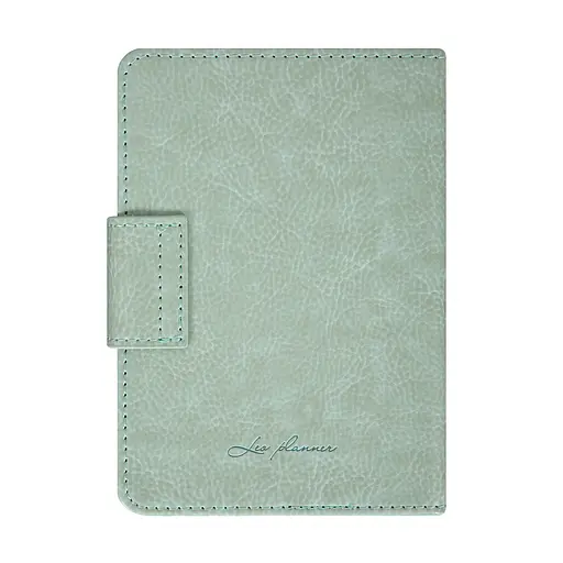 Дневник А6 Leo Planner недатированный Chiara твердый светло-бирюзовый 320 страниц (252710) - фото 5