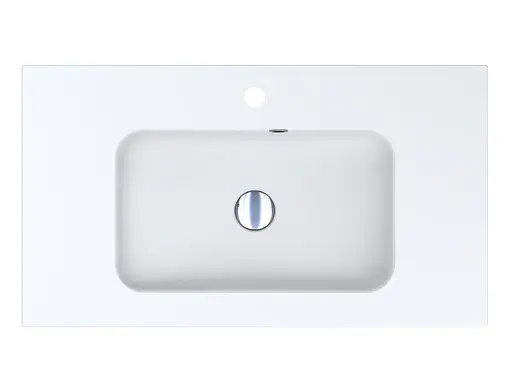 Умивальник Miraggio Della 800 mirasoft 0001070, Білий матовий - фото 3