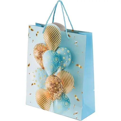 Пакет подарунковий YY05098 Блакитний - фото 1