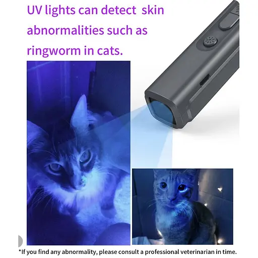 Ультразвуковий відлякувач собак з акумулятором ультрафіолетовим ліхтариком DN11 Grey (18568) - фото 3