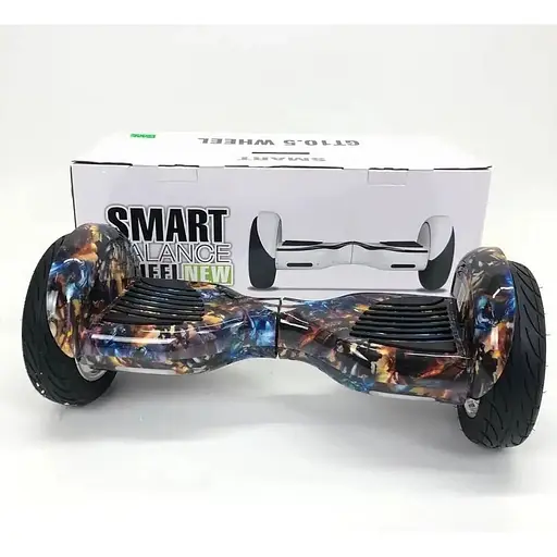 Гироборд Smart Balance Wheel U20 Premium + Autobalance + App 10.5" Цветное пламя - фото 4