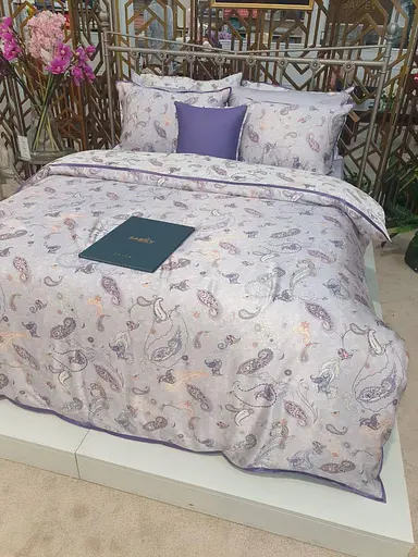 Постельное белье Ikarus Lila Шелк+Сатин Делюкс Sarev pbe0051724 - фото 4