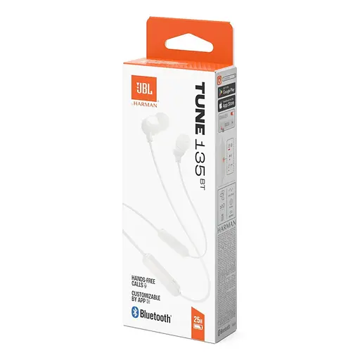 Наушники JBL Tune 135BT White (JBLT135BTWHT) - фото 9