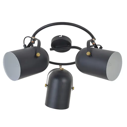 Светильник Brille потолочный спот поворотный HTL-209/3G E27 BK
