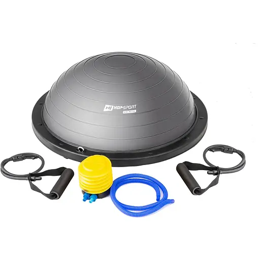 Балансировочная полусфера Hop-Sport HS-L058 серая - фото 6
