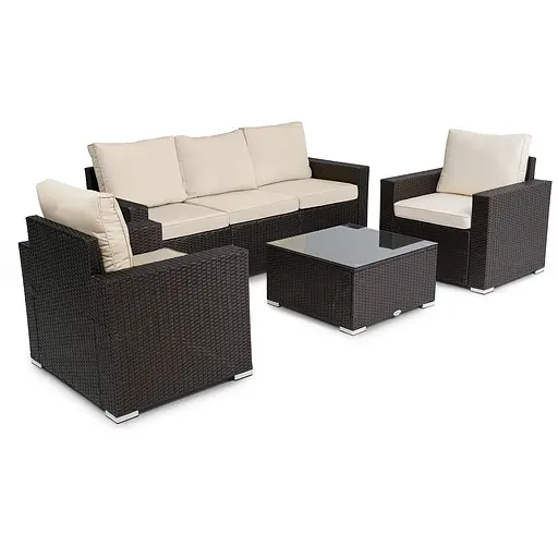 Комплект садовой мебели Di Volio Prato Коричневый/Бежевый - фото 5