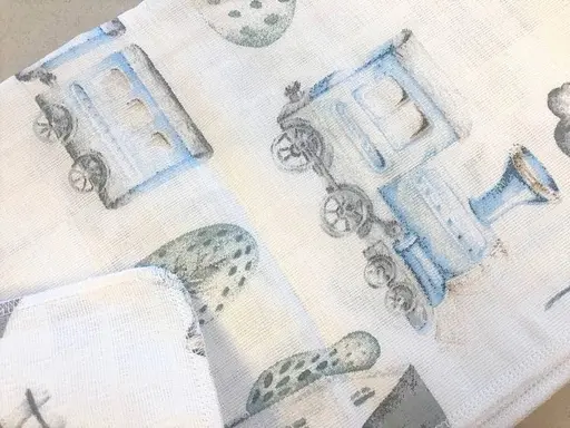 Муслиновая пеленка Moontime "Транспорт" - фото 2