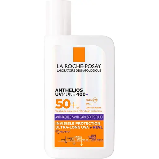 Сонцезахисний флюїд La Roche-Posay Anthelios UVmune 400 SPF50+ легкий корегуючий 50 мл - фото 1