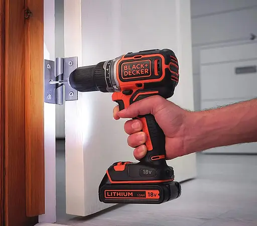 Аккумуляторная дрель-шуруповерт Black+Decker с АКБ и ЗП BL186KB - фото 5
