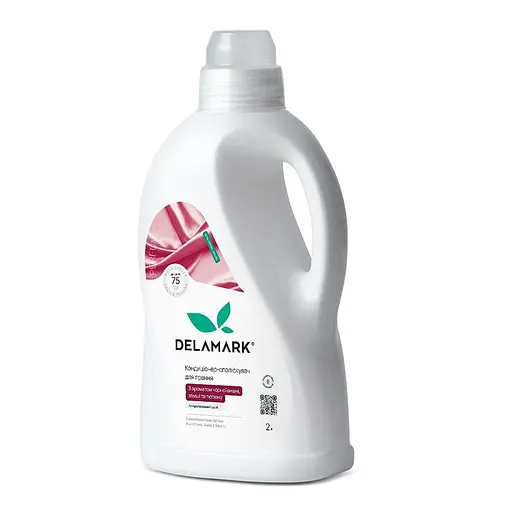 Кондиціонер-ополіскувач з ароматом чорної вишні, замші та тютюну, DeLaMark 2 л - фото 1