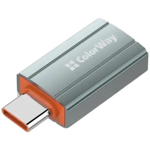 Перехідник ColorWay USB-A to Type-C - фото 1
