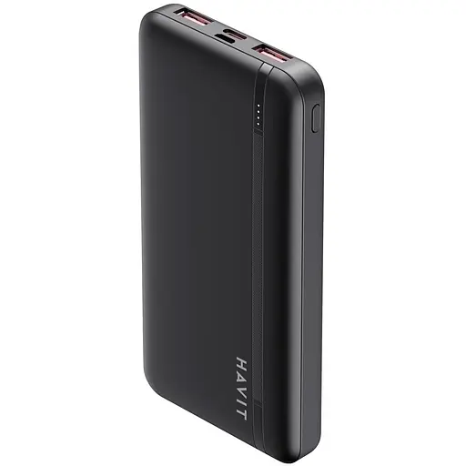 Уценка. Повербанк Havit HV-PB90 Black PD20W+QC3.0 10000 mAh (HV-PB90) - фото 1