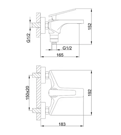 Змішувач для ванни Frap F3257 - фото 5