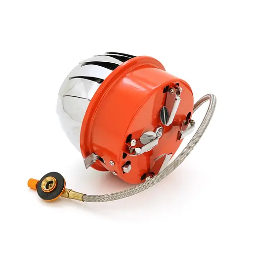 Туристическая газовая горелка Kovab K-205 с пьезоподжигом и защитой от ветра под газовые баллоны бутан и пропан-бутан - фото 5