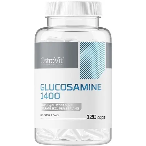 Для суглобів та зв'язок OstroVit Glucosamine 1400 120 капсул - фото 1