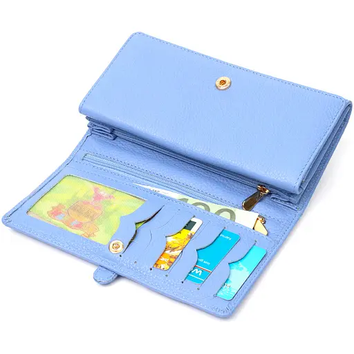 Женский кожаный кошелек Tony Bellucci 18.5х10х3.5 см acs0029454 - фото 3