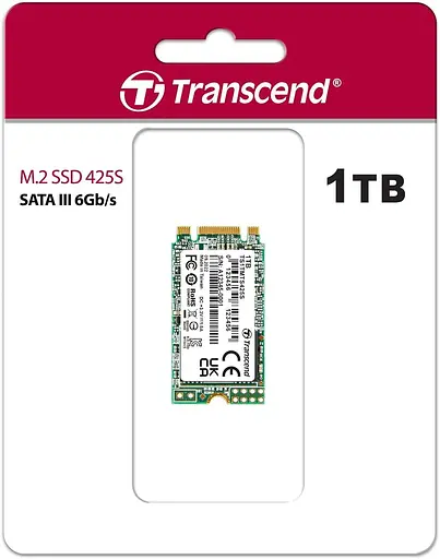Накопитель SSD Transcend m.2 NVMe 1TB TS1TMTS425S (FFMSTR02136) - фото 2