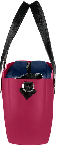 Сумка MyMia ручки кожа, малиново-черный Nuvita det0018690 - фото 6