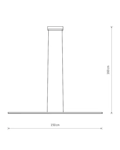 Подвесной светильник, люстра Nowodvorski 11581 Bar LED M 1x32W 3000K 2000Lm IP20 Белый - фото 6