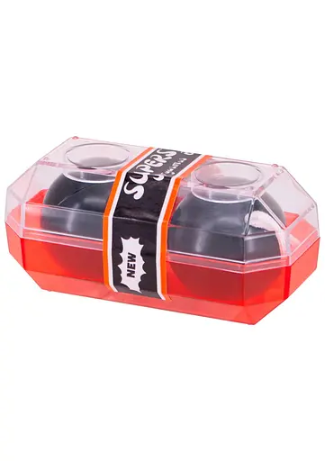 Вагінальні кульки Supersoft, 3.5 см, чорний - фото 5