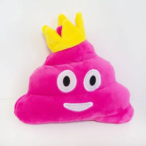 Смайлик Принцеса какашка 16см м'яка іграшка