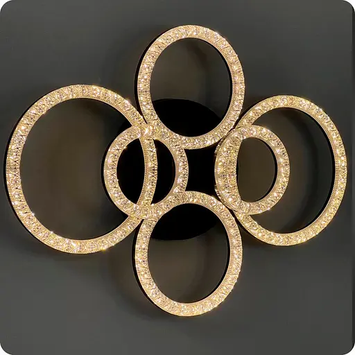 Люстра світлодіодна 517 Dlight 135Вт Чорний (02119) - фото 1