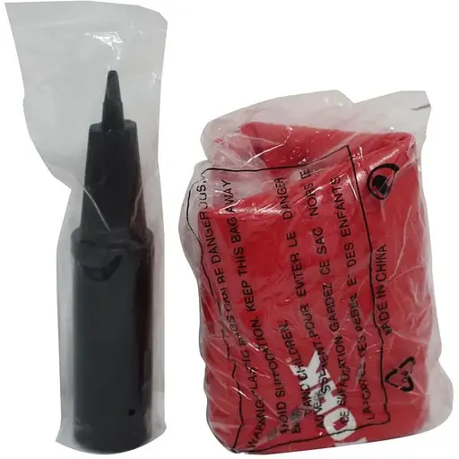 Фитбол York Fitness 55см красный + насос - фото 5