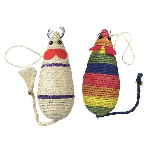 Когтеточка-игрушка для кошек TatraPet Caty Funny Мышь в ассортименте 31 см