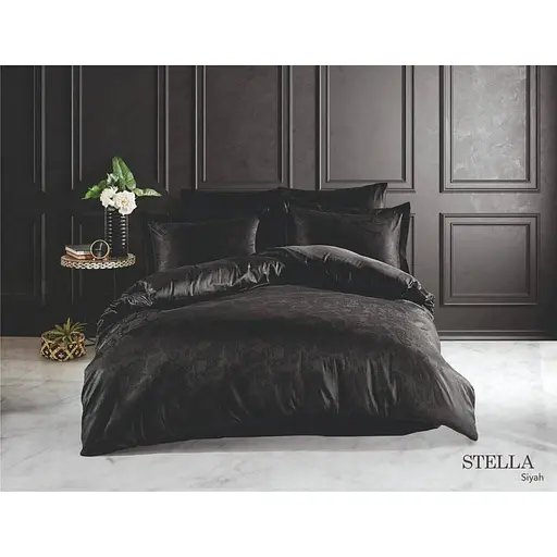 Комплект постільної білизни Fiesta Stella Black Євро Різнобарвний 000230281