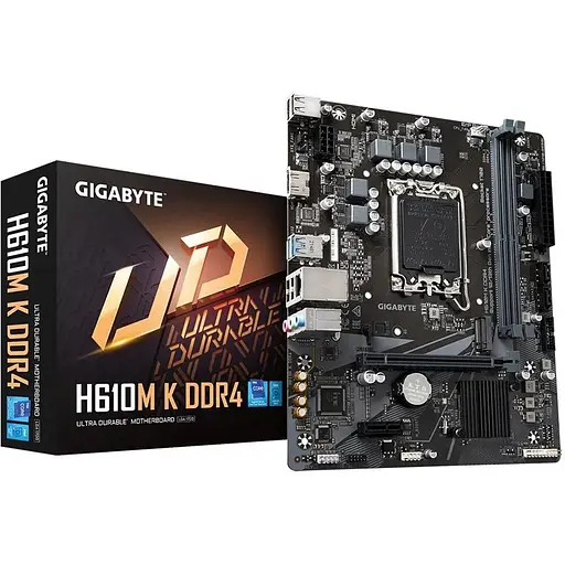 Материнская плата Gigabyte H610M K DDR4 s1700 H610 2xDDR4 M.2 HDMI mATX - фото 5