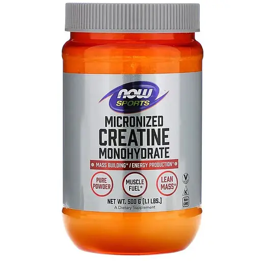 Креатин NOW Sports Creatine Monohydrate Micronized, 500 грам - фото 1