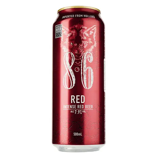 Уценка. Пиво Bavaria 8.6, красное, фильтрованное, 7,9%, ж/б, 0,5 л - фото 1