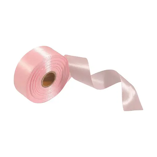 Атласна стрічка для рукоділля Bambi АБ-335, 2,5 см x 23 м, Світло-лососевий - фото 1