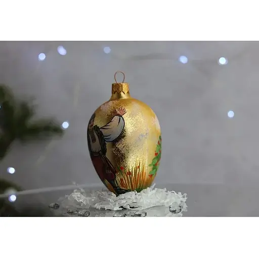 Набір ялинкових прикрас Санта Шоп Святкова пара скло (4820001154443) - фото 3