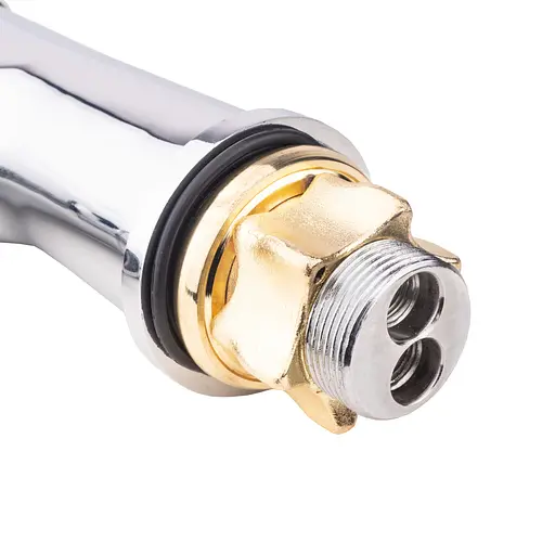 Смеситель для раковины Lidz (CRM) 14 34 001FB с лейкой для гигиенического душа, Хром - фото 4