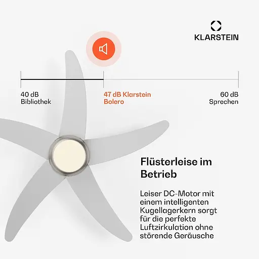 Стельовий вентилятор Klarstein Bolero Smart 55 Вт (10046082) - фото 5