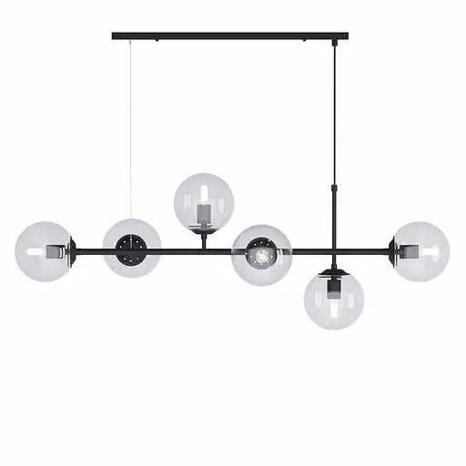 Люстра "BB", PikArt арт. 15393 Чорний Прозорий - фото 1