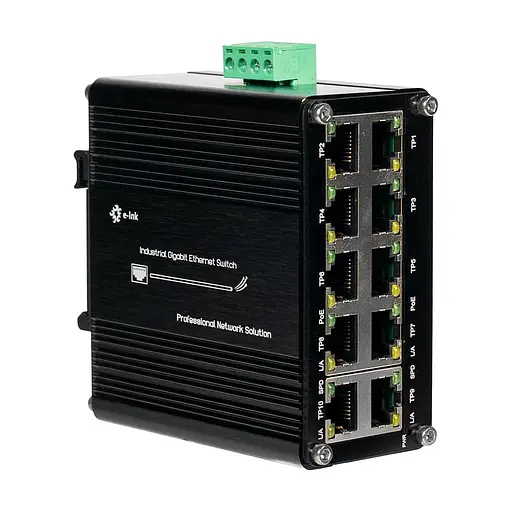 PoE-коммутатор 10-портовый E-LINK LNK-IMC010GP с 8 портами PoE (73-00152) - фото 3