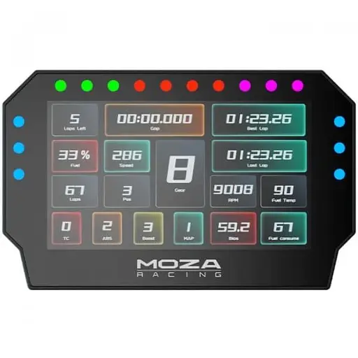 Дисплей гоночний 5" MOZA CM2 Racing Dash USB HD RGB Black - фото 1