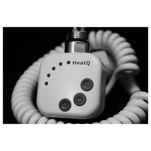 Электрический тен HeatQ HEC 300 Вт с кабелем цвет белый (H300.W.SC), Белый - фото 2