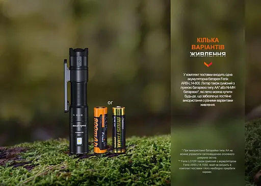 Карманный фонарик Fenix LD12R 600лм Type-C (Черный) - фото 6