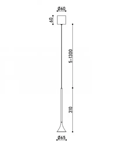 Світильник підвісний KLOODI DECO PE-KATYA308 5W 3K 24D WH - фото 3