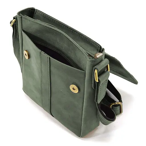 Чоловіча шкіряна сумка через плече LIMARY 22х18х5 см sum0025886 - фото 5