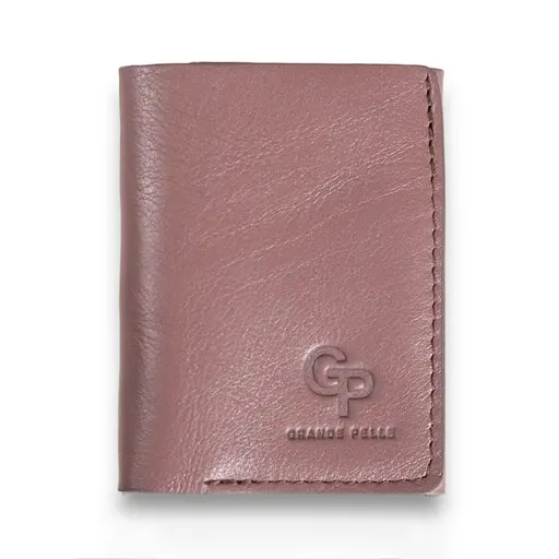 Кожаный женский кошелек Grande Pelle 8х10х2 см acs0029349 - фото 1